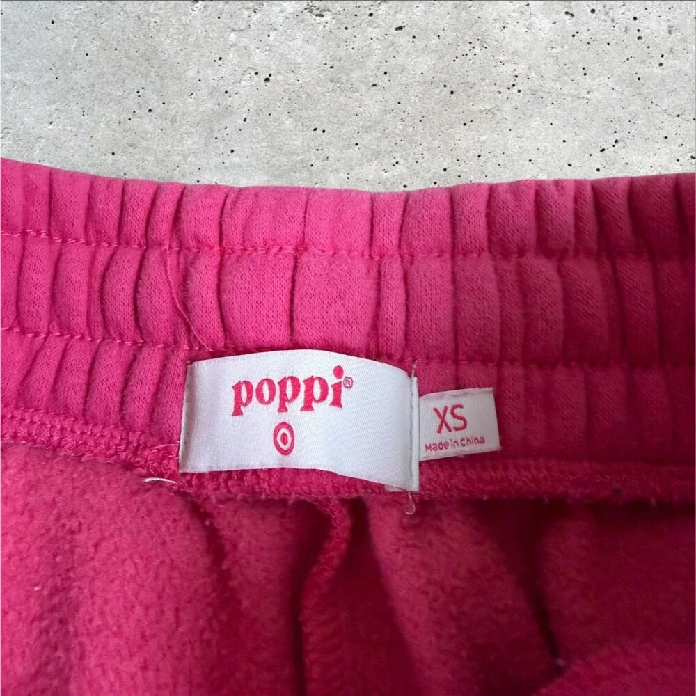 Poppi Soda Pink Sweatpants Womens XS Serving Flavor Graphic Jogger Pants Target - Picture 5 of 5